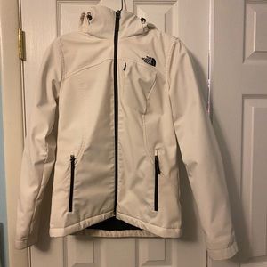 North Face Primaloft Insulated White Jacket Water and Wind Resistant - Size XS